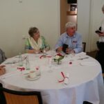 Das Mittagessen im Nebengebäude.