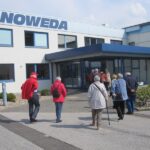 Ankunft in Frechen auf dem Gelände der NOWEDA.